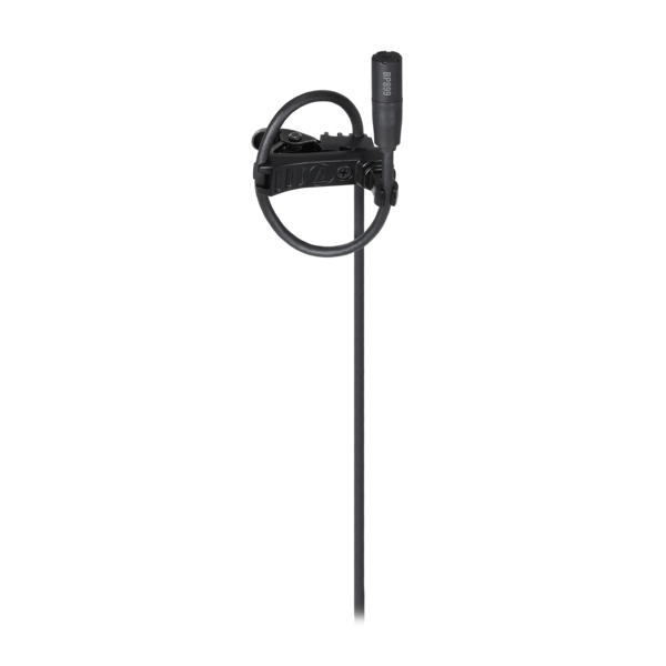 SUBMINIATURE OMNIDIRECTIONAL CONDENSER LAPEL MICROPHONE WITH 55" CABLE TERMINATED